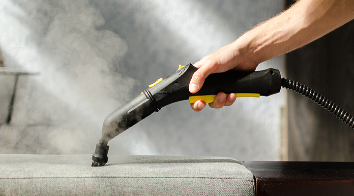 steam clean microfiber couch
